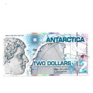 2007 Antarctica $2 Banknote (b1)